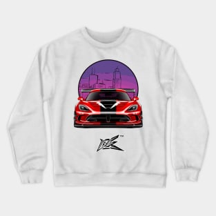 srt viper acr red Crewneck Sweatshirt